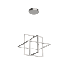 Mondrian 20" Wide LED Multi Light Pendant