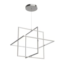 Mondrian 28" Wide LED Multi Light Pendant