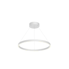 Cerchio 24" Wide LED Suspension Pendant