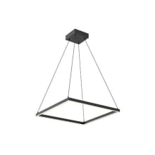 Piazza 24" Wide LED Suspension Pendant