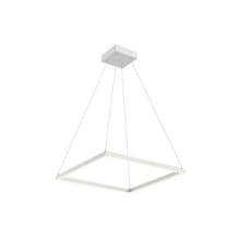 Piazza 24" Wide LED Suspension Pendant