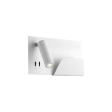 Dorchester 7" Tall LED Wall Sconce - Left Side Shade