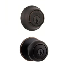 Cove Keyed Single Cylinder Knobset and Deadbolt Combo Pack