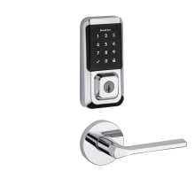 Lisbon Passage Lever and 939 Halo WiFi Enabled Deadbolt Combo Pack with SmartKey