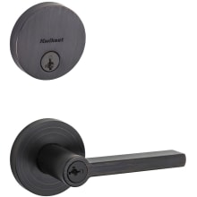 Halifax (Round Rosette) Lever and 258 Deadbolt Combo Pack with SmartKey