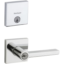 Halifax (Square Rosette) Lever and 258 Deadbolt Combo Pack with SmartKey