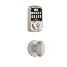 Aliso Passage Knob and 942 Aura Keypad Deadbolt Combo Pack with SmartKey and Bluetooth Technology
