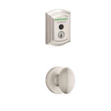 Aliso Passage Knob and 959 Fingerprint Traditional Halo WiFi Enabled Deadbolt Combo Pack with SmartKey