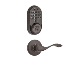 Balboa Passage Lever and 938 Halo WiFi Enabled Deadbolt Combo Pack with SmartKey