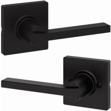 Casey Passage Door Lever Set with Square Rose