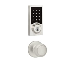 Cove Passage Knob and 916 Contemporary Touchscreen Deadbolt Combo Pack with SmartKey and Z-Wave Technology