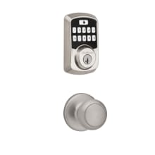 Cove Passage Knob and 942 Aura Keypad Deadbolt Combo Pack with SmartKey and Bluetooth Technology