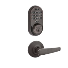 Delta Passage Lever and 938 Halo WiFi Enabled Deadbolt Combo Pack with SmartKey