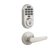 Delta Passage Lever and 938 Halo WiFi Enabled Deadbolt Combo Pack with SmartKey