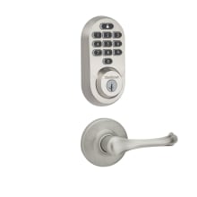 Dorian Passage Lever and 938 Halo WiFi Enabled Deadbolt Combo Pack with SmartKey