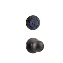 Polo Passage Knob and 925 Kevo 2nd Generation Touch Enabled Deadbolt Combo Pack with SmartKey and Bluetooth Technology