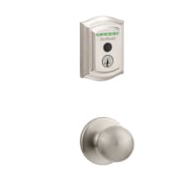 Polo Passage Knob and 959 Fingerprint Traditional Halo WiFi Enabled Deadbolt Combo Pack with SmartKey