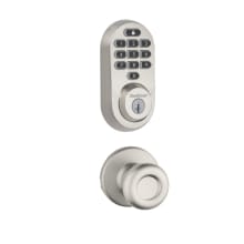 Tylo Passage Knob and 938 Halo WiFi Enabled Deadbolt Combo Pack with SmartKey