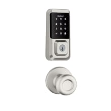 Tylo Passage Knob and 939 Halo WiFi Enabled Deadbolt Combo Pack with SmartKey