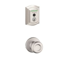 Tylo Passage Knob and 959 Fingerprint Traditional Halo WiFi Enabled Deadbolt Combo Pack with SmartKey