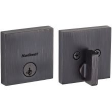 Downtown Low Profile Single Cylinder Deadbolt with SmartKey Technology