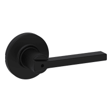 Casey Privacy Door Lever Set with Round Rose