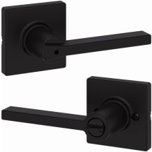 Casey Privacy Door Lever Set with Square Rose