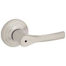 Henley Privacy Door Lever Set with Round Rose