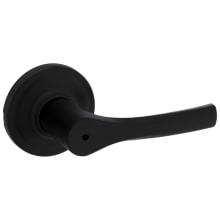 Henley Privacy Door Lever Set with Round Rose