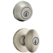 Aliso (Round Rosette) Knob and 780 Deadbolt Combo Pack with SmartKey