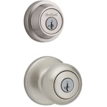 Cove (Round Rosette) Knob and 660 Deadbolt Combo Pack with SmartKey