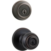 Polo (Round Rosette) Knob and 780 Deadbolt Combo Pack with SmartKey