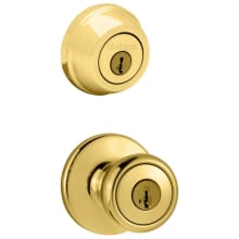 Tylo (Round Rosette) Knob and 780 Deadbolt Combo Pack with SmartKey