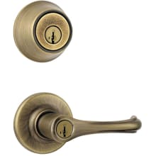 Dorian (Round Rosette) Lever and 660 Deadbolt Combo Pack with SmartKey