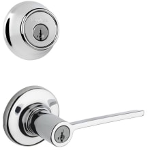 Ladera (Round Rosette) Lever and 660 Deadbolt Combo Pack with SmartKey