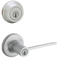 Ladera (Round Rosette) Lever and 780 Deadbolt Combo Pack with SmartKey