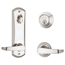 Kingston Interconnected Single Cylinder Keyed Entry Set with SmartKey Control Deadbolt