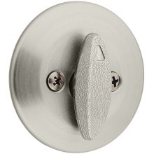 One Sided Deadbolt with Back Plate from the 660 Series