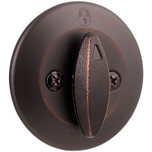 One Sided Deadbolt with Back Plate from the 660 Series