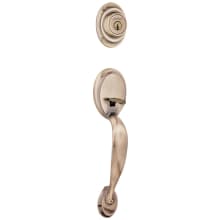 Dakota Single Cylinder Handleset from the Kwikset Series Featuring SmartKey, Exterior Only