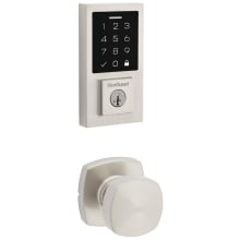 Arroyo Passage Knob Set and Electronic Keyless Entry Deadbolt Combo Pack with SmartKey from the SmartCode Deadbolts Touchscreen Collection