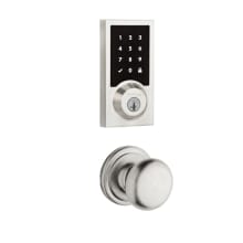Hancock Passage Knob and 916 Contemporary Touchscreen Deadbolt Combo Pack with SmartKey and Z-Wave Technology