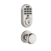 Hancock Passage Knob and 938 Halo WiFi Enabled Deadbolt Combo Pack with SmartKey