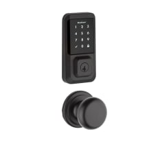 Hancock Passage Knob and 939 Halo WiFi Enabled Deadbolt Combo Pack with SmartKey