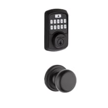 Hancock Passage Knob and 942 Aura Keypad Deadbolt Combo Pack with SmartKey and Bluetooth Technology