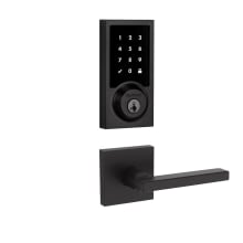 Halifax Passage Lever and 916 Contemporary Touchscreen Deadbolt Combo Pack with SmartKey and Z-Wave Technology