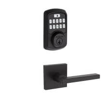 Halifax Passage Lever and 942 Aura Keypad Deadbolt Combo Pack with SmartKey and Bluetooth Technology