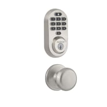Juno Passage Knob and 938 Halo WiFi Enabled Deadbolt Combo Pack with SmartKey