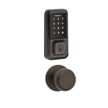 Juno Passage Knob and 939 Halo WiFi Enabled Deadbolt Combo Pack with SmartKey