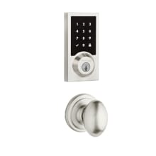 Laurel Passage Knob and 916 Contemporary Touchscreen Deadbolt Combo Pack with SmartKey and Z-Wave Technology